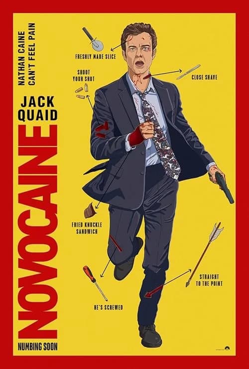 Novocaine film posteri