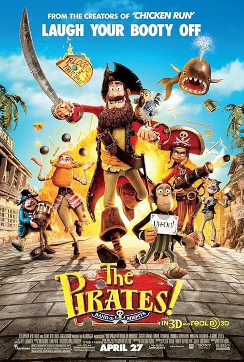 The Pirates! Band of Misfits film posteri