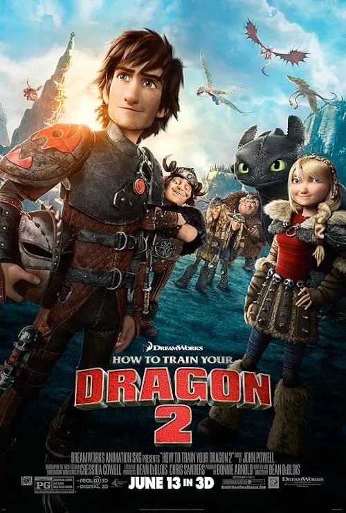 How to Train Your Dragon 2 film posteri